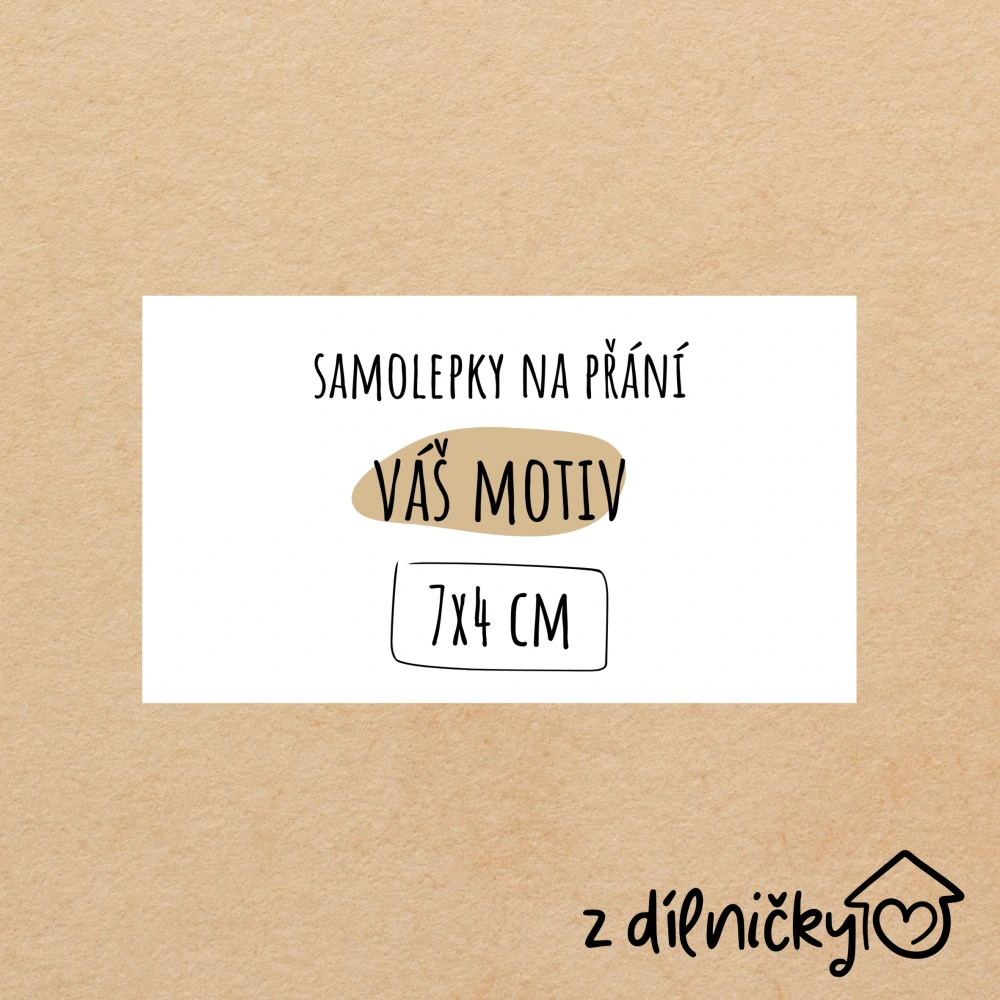 OBDÉLNÍK kulaté rohy - 7x4cm (arch - 10ks samolepek)