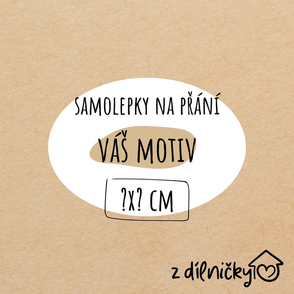 OVÁL - vlastní rozměr