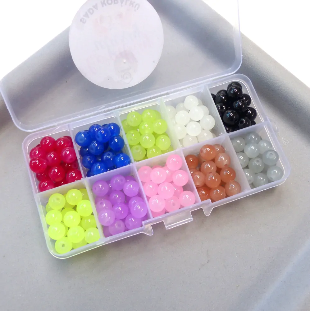 Sada skleněných korálků (200ks)