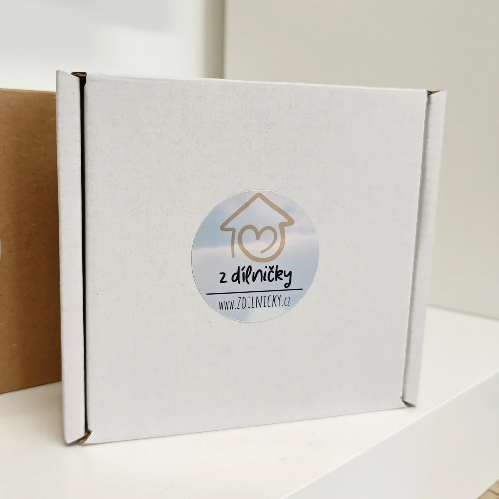 Samolepky na přání - STŘÍBRNÁ LESKLÁ folie