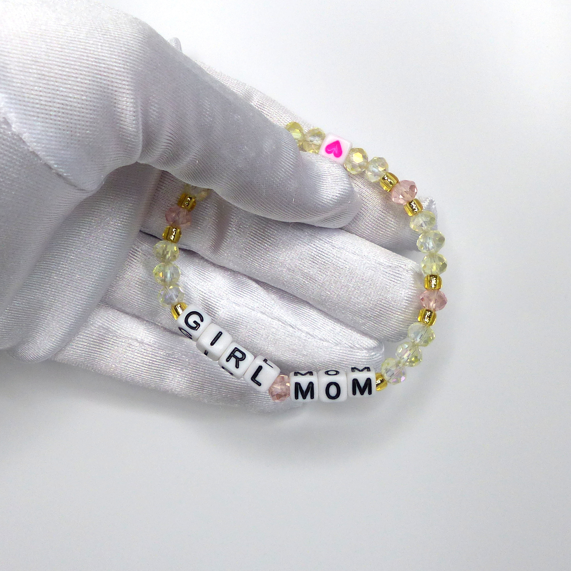 Náramek "GIRL MOM" = máma holčičky