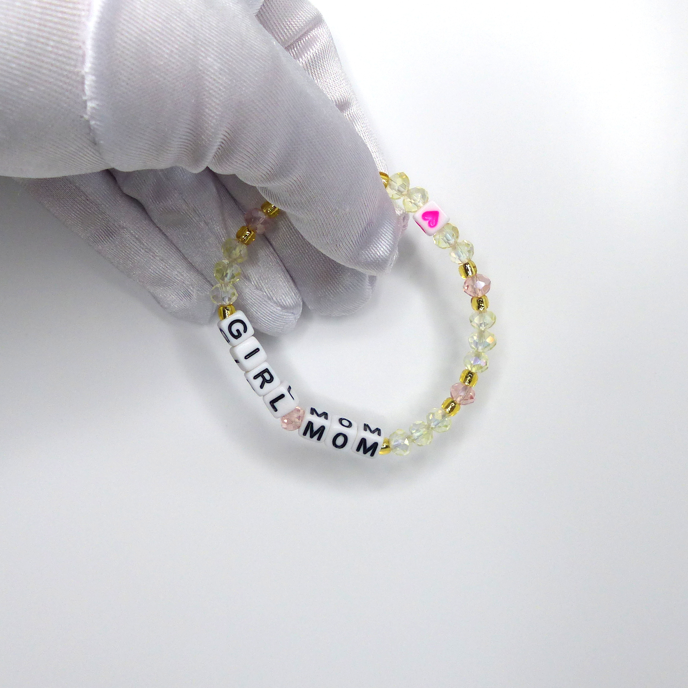 Náramek "GIRL MOM" = máma holčičky