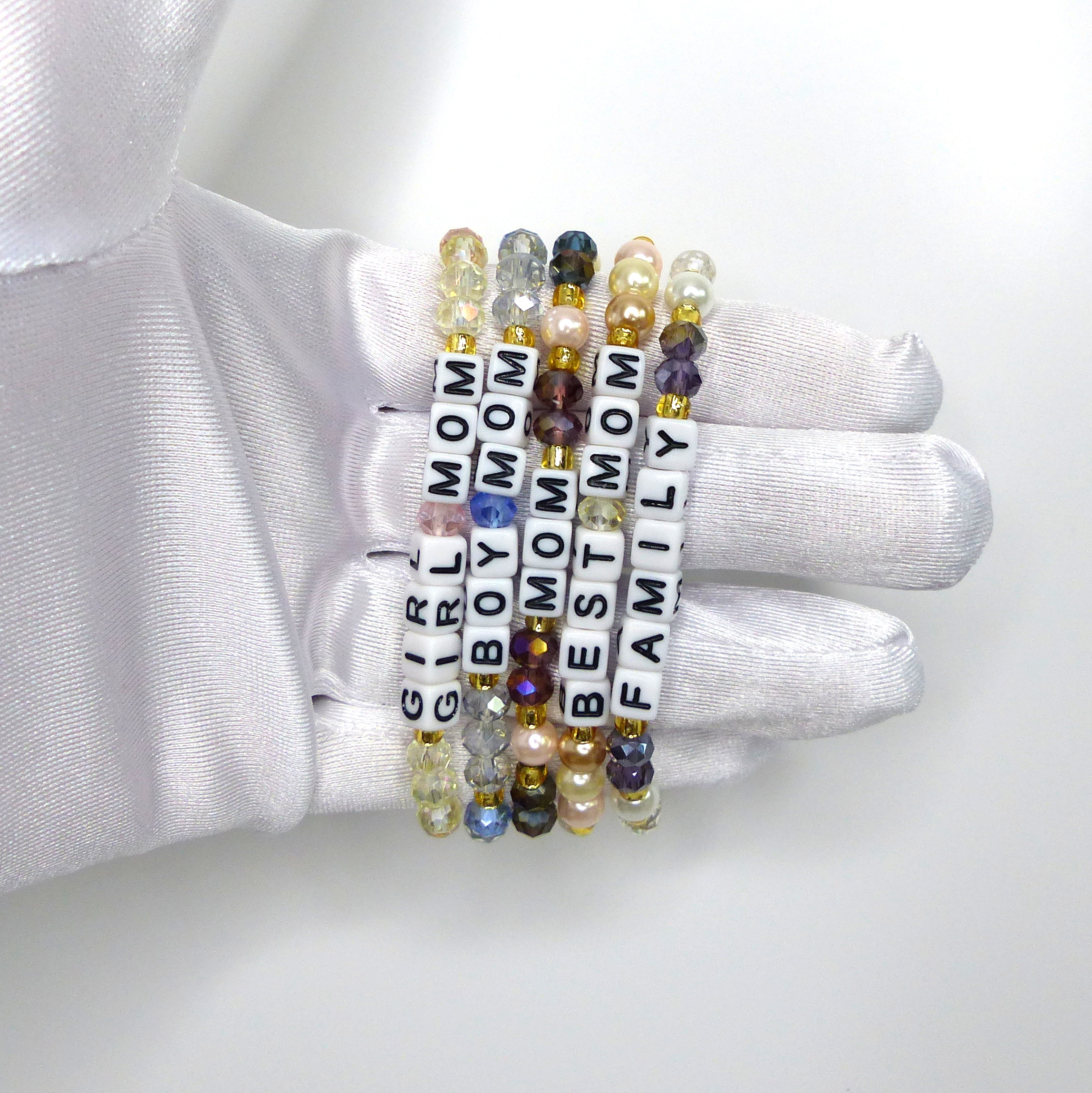 Náramek "GIRL MOM" = máma holčičky