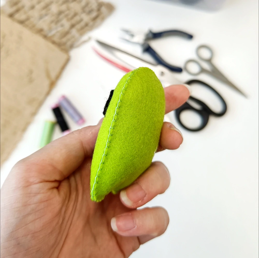 Duch kapesní #5 (lime, lavender)