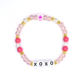 Náramek "XOXO" = objímám a líbám