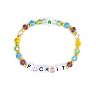 Náramek "F*CK IT" = s*ru na to