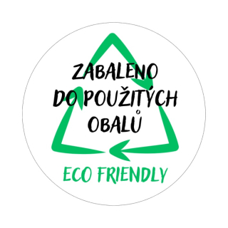 Samolepky "eco friendly", kruh 4cm (arch 20ks)