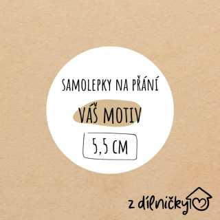 KRUH - 5,5cm (arch - 12ks samolepek)