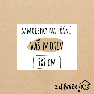 OBDÉLNÍK kulaté rohy - vlastní rozměr