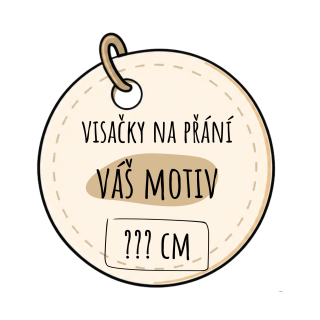 Visačky na přání - KRUH - vlastní rozměr